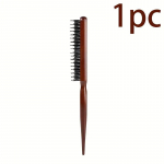 Rull-&uuml;mmargune kammhari, harjastega sealakk, pruunide harjastega, puidust k&auml;epide, lokkis juustele, &uuml;marate harjastega otsad. 1PCS