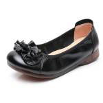 Naiste Ema Naissoost Lilledega Kaunistatud Kingad Mokassiinid Retro Vabaaja Lamedad Slip-on Kerged Tantsukingad Mokassiin Zapatillas Mujer 35 black