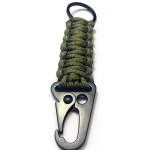 &Otilde;ues telkimiseks m&otilde;eldud EDC paracord-k&ouml;ie elluj&auml;&auml;miskomplekt s&otilde;jav&auml;e n&ouml;&ouml;r karabiiniga v&otilde;tmehoidja ketir&otilde;ngaga h&auml;daolukorra multifunktsionaalsed t&ouml;&ouml;riistad roheline