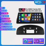 Ossuret Android 13 10,25-tolline Auto Intelligentsed S&uuml;steemid 2 Din Traadita Carplay Android Auto BMW 3. seeriale E90 E91 E92 E93(2009-2012)CIC Stereo RDS HC2 2G 32G AI