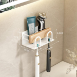 T&auml;ispuidust l&ouml;&ouml;givaba vannitoa hambaharjahoidja hambaklaasihoidja vannitoa suuloputusvedelikuhoidja hambapasta hambaharja riiul o