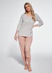 Naiste 3/4 pikkusega Cornette 767/359 Nadia pidžaama M-2XL Cornette