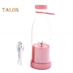 Elektriline mahlapressitops 380 ml laetav smuutimasin 6 teraga BPA-vaba reisipudel j&auml;&auml;puuvilja-k&ouml;&ouml;giviljade kaasaskantava segisti jaoks kodus/v&auml;ljas kasutamiseks