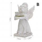 Vaigu Ingel K&uuml;&uuml;nlaalus Ingli Kollektsioon Figuur Ingel Kuju Teek&uuml;&uuml;nla Hoidja Kingitused Lauapealne Teek&uuml;&uuml;nla Alus Kaunistused DEEP BLUE