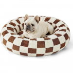 Mugav pl&uuml;&uuml;sist lemmikloomapesa Lemmiklooma voodi Aastaringselt universaalne, Soe lemmikloom, Kassi ja koera universaalne Koerale/kassile, V&auml;ike/keskmine/suur &uuml;mmargune M valge