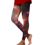 Naiste moodsad tr&uuml;kitud elastse v&ouml;&ouml;kohaga Slim Fit elastsed jooga vabaaja p&uuml;ksid L must