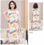 Suvised keskealiste eakate &ouml;&ouml;s&auml;rgid pidžaamad naiste kleidid suur suurus ema vabaaja &ouml;&ouml;s&auml;rgid koduriietus XXXXL