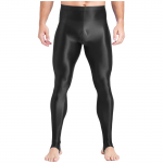Meeste Pluss Suuruses L&auml;ikivad Leggings K&otilde;rge V&ouml;&ouml;kohaga K&otilde;hukontrolliga Fitness J&otilde;usaali Treeningp&uuml;ksid L