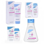 Sebamed Baby reisikomplekt Beebi&scaron;ampoon 50ml, Beebipesuvahend 50ml, Beebikreem 50ml ja Beebipiim 50ml (Pakis 4)