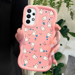 V&auml;rvitud mustriga Big Wave Edge pehmest silikoonmaterjalist Macaron telefoni&uuml;mbris, p&otilde;rutuskindel kaitsev kummist korpus Samsung Xiaomi Poco Redmi jaoks Samsung A30 must