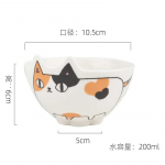 4-tolline keraamiline kauss Korea koomiksikassi kauss majapidamises kasutatavad riisikausid laste hommikus&ouml;&ouml;gitarbed kodu k&ouml;&ouml;gitarbed s&ouml;&ouml;gin&otilde;ud