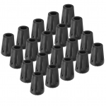 20 tk/pakk Raskeveokite Kummist Matkakepi Otsad Ferrule Kaitsmed Kepi Otsad
