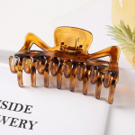 Lihtne &uuml;hev&auml;rviline k&uuml;&uuml;nisklamber, suur barrette krabivanni juukseklamber hobusesabaklamber naistele t&uuml;drukutele juuste aksessuaarid juuste kujundamise t&ouml;&ouml;riist 1