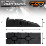 2 tk Autorampe Raskeveokite Vastupidav Plastikust Autoramp Auto S&otilde;iduki Veoauto L&auml;ve Ramp Komplekt Auto Hooldusramp 2Pcs