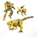 1130 tk 3-in-1 Deformatsioon Dinosaurus Ehitusklotsid Robot T-Rex Seljaga Draakon Suur Laste M&auml;nguasi S&uuml;nnip&auml;evakingitused ilma karbita