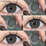 EYESHARE 2pcs Colored Contact Lens Nature Cosplay Black Brown Student Ladies Use Contact Lenses Ultra Thin Softlens