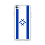 Coque iPhone &ndash; PIXELFORMA &ndash; iPhone 8 &ndash; Drapeau d'Isra&euml;l &ndash; T&auml;ielik kaitse &ndash; Silikoonist supp