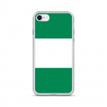 Coque iPhone &ndash; Drapeau Nigeeria &ndash; iPhone SE 2020 &ndash; Supp &ndash; Mitmev&auml;rviline &ndash; Plastikust l&auml;bipaistev