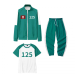 3 tk/komplekt Lapsed Unisex Filmi M&auml;ngu Prindiga Pikkade Varrukatega Lukuga Jakk Mantel P&uuml;ksid P&uuml;ksid Komplekt R&otilde;ivad Poisid T&uuml;drukud Halloweeni Cosplay Kost&uuml;&uuml;m 130cm