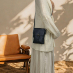 Johnature Mobiiltelefoni kott Ehtne nahk Naiste Mini &otilde;lakott Crossbody kott Retro Mitmek&uuml;lgne v&auml;ike kott must