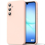 Coque de Protection - BOOLING - Samsung Galaxy A17 4G/5G - Silicone Souple Doux Anti-Rayures - Rose