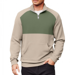 Meeste vabaaja pikkade varrukatega kraega veerandlukuga pusa M