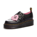 Lazy Oaf x Dr. Martens pandlaga Creeper madalad must-valged meeste tossud 25315009 36