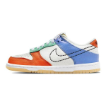 Dunk Low GS Nike 101 Laste tossud Mitmev&auml;rvilised Valge Ohutusoranž DX3363-100 35.5