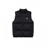 Nike &uuml;hev&auml;rviline vabaaja vest seisva kraega, logotr&uuml;kiga, varrukateta, meestele, must FB7374-010 XL