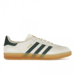 adidas Meeste Gazelle Indoor Kreemjas Valge Roheline Kummist Tald Unisex Tossud Collegiate-Green IH7502 36