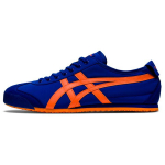 Onitsuka Tiger Mexico 66 Kangas S&uuml;nteetiline Nahk Retro Mitmek&uuml;lgne Libisemisvastane Madala S&auml;&auml;rega Elustiili Vabaajajalatsid Unisex toss Sinine Oranž 1183B497-401 41.5
