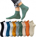 Xiyaoer Premium puuvillased v&auml;rvilised vabaaja &auml;ri sokid, 10 paari komplekt, meeste sokid, sokid, sokid, meeste sokid,
