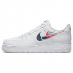 Nike Air Force 1 Low '07 Neljakordne Swoosh Valge Sinine Punane Tossud FJ4226-100 37.5
