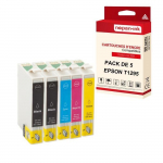 NOPAN-INK - x5 Cartouches EPSON T1295 XL compatibles Epson Stylus Office BX 305 F, BX 305 FW, BX 525 WD - Stylus SX 230, 235 W, 420
