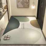 Sissek&auml;igumatt Esik Mustust H&uuml;lgav Kulumiskindel Libisemisvastane Jalamatt 80 * 120cm