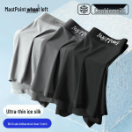 Men's Ice Silk Seamless Antibacterial Boxer Briefs 2XL