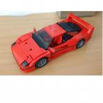 Klassikaline v&otilde;idus&otilde;it 10248 F40 &Uuml;hilduv MOC-10567 Sportauto 1158 tk Liitmiskomplekt Ehitusplokk M&auml;nguasjamudel DIY Laste Kingitus Kingitus