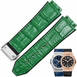 K&auml;erihm HUBLOT BIG BANG 25*19mm Ehtsast Nahast Veekindel Meeste Kellarihm Kett Kell Kummist K&auml;ev&otilde;ru K&auml;epael 25-19mm