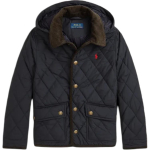 Polo Ralph Lauren Jakk FW24 Logo Tikand Prindi &Uuml;he n&ouml;&ouml;biga Pikkade varrukatega Laste jakid Must CWPOOTWY6020322-001 M black