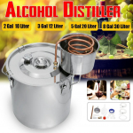 304 roostevaba terase katel 8 gal 30 l destilleerija moonshine alkohol roostevaba vask DIY kodu vesi vein eeterlik &otilde;li pruulimiskomplekt 10L/2(US Gal)