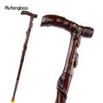Pruun Tsikaad Bambusest Puidust &Uuml;he Liigendiga Moodne K&auml;imiskepikene Dekoratiivne Cosplay Kepp Halloween M&otilde;&otilde;k Kark Kepp Piiskopikepp 92cm