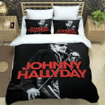 rokkstaar Johnny Hallyday voodipesukomplektid peen vooditarvikute komplekt tekikate vooditekikomplekt voodipesukomplekt luksuslik s&uuml;nnip&auml;evakingitus 70x133cm 2pcs white