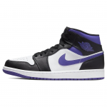 Air Jordan 1 Mid Dark Iris Meeste Tossud Lilla Valge Must 554724-095 44