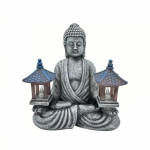 1 tk LED-valgustitega pagood Buddha kujud, p&auml;ikeseenergia Buddha skulptuuride sisekujundus koduaeda, &otilde;ue, sise&otilde;ue ja jooga jaoks.