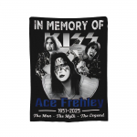 Ace Frehley RIP 1951-2025 Villased Tekid Kiss B&auml;ndi Kohandatud Visketekid Koju 200x150cm Vaiba T&uuml;kk, 30x40in