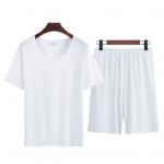 Meeste suvine pidžaamad Trendikad Mugavad hingavad Meeste Suvised Pidžaamad Puhtav&auml;rvilised Meeste &Ouml;&ouml;riided Meeste Suvine dressid Meeste riided XXXXL hall