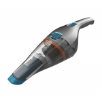 BLACK+DECKER NVC215WA-QW Aspirateur &agrave; main sans fil - 7,2 V - Base de charge - Brosse 15.5, 385 ml, Argent et ble NVC215WA-Q