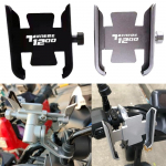 For YAMAHA SUPERTENERE/XT1200ZE TENERE Universal Motorcycle Accessories handlebar Mobile Phone Holder GPS stand bracket black A