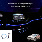 Auto LED Armatuurlaua Atmosf&auml;&auml;ri Dekoratiivne Valgusriba Hyundai Tucson 2015 2016 2017 2018 jaoks  Lisatarvikud