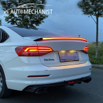 Universaalne 110/130 cm tagaspoileri huulekomplekt v&auml;lisosade piduritule auto pagasiruumi spoiler katuse tiib DIY kaunistus auto 110cm Full Function